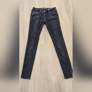 Miss Me Skinny Jeans Women Black Sz 26